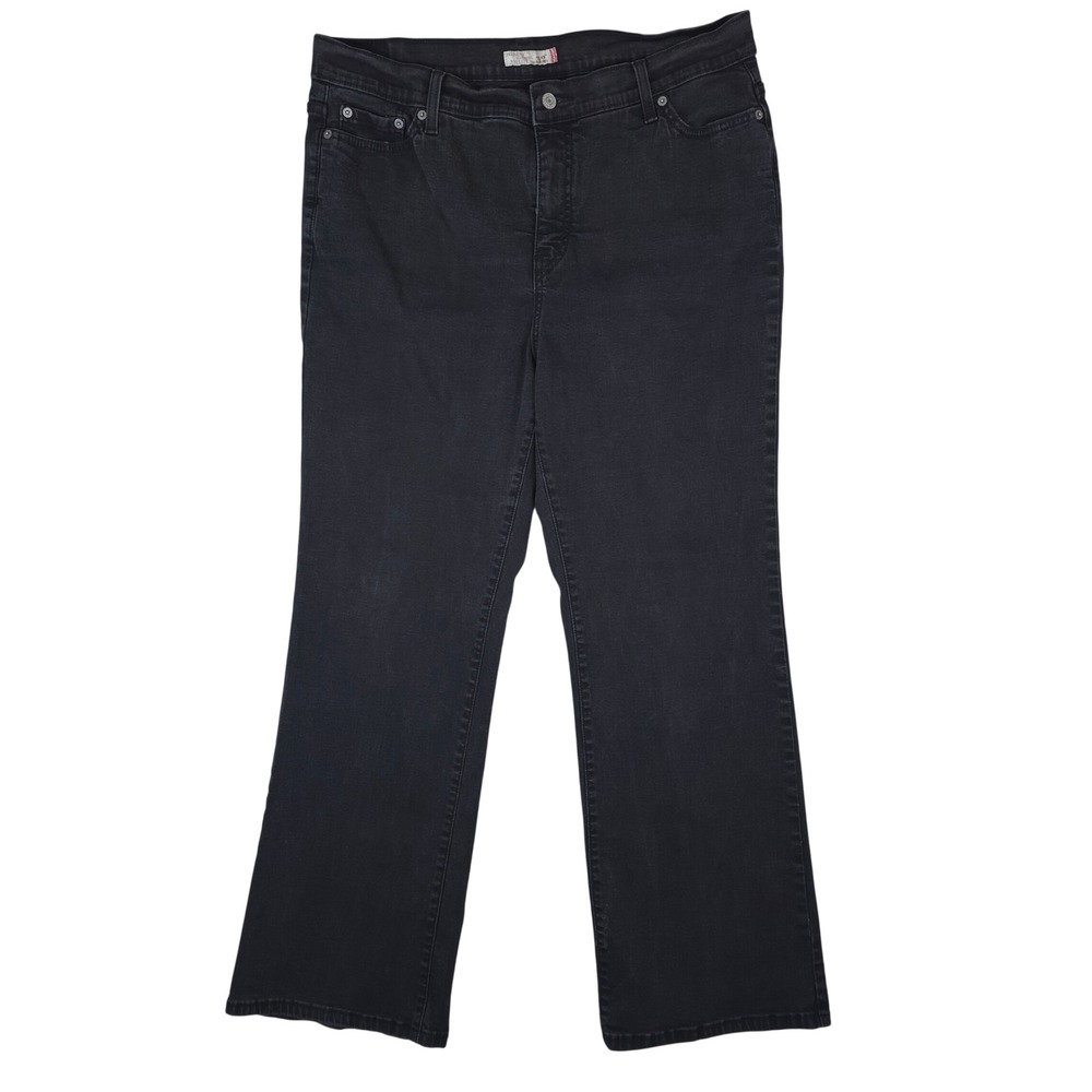 Levis 512 Jeans Womens 18M Black Perfectly Slimming Boot Cut Stretch Y2K 2008